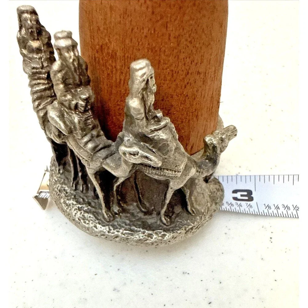 Kiefer Collectibles Mood Wood Scent Diffuser Three Wisemen Pewter Wood USA 1995